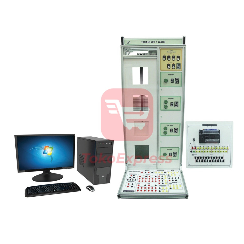 TRAINER LIFT 4 LANTAI + 1 UNIT KOMPUTER PC + DRIVER ( LENGKAP )